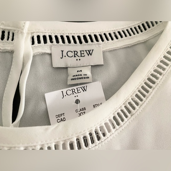 NWT J. Crew Ivory Day to Night Top - Picture 5 of 7